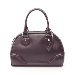 Louis Vuitton Bowling Montaigne PM handbag Epi leather purple